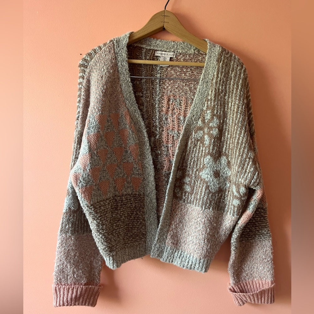 Sincerely Jules Multicolor Knit Cardigan